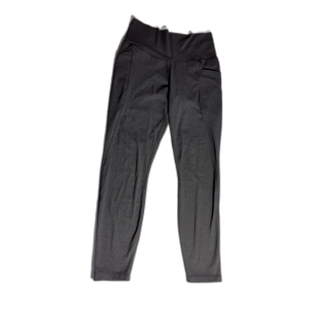Member’s Mark Women's Gray Legging Size  L Moto High Rise Ankle # 419